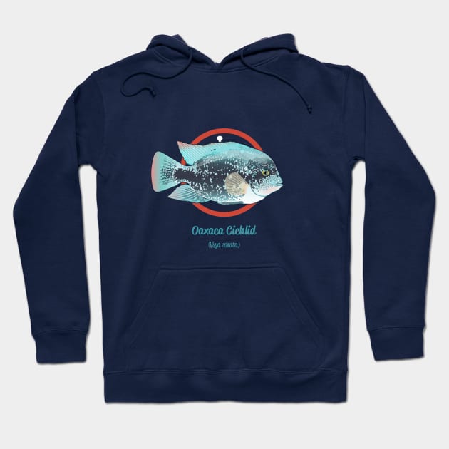 Oaxaca Cichlid Hoodie by Reefhorse